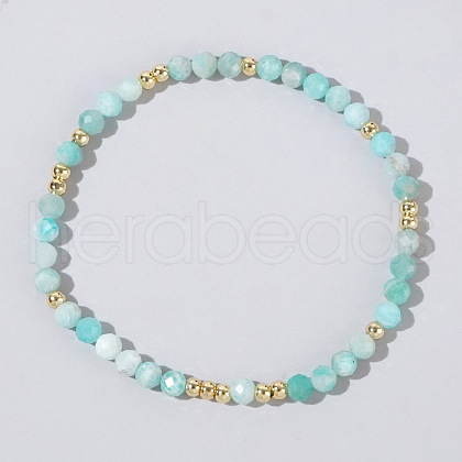 Natural Stone Bead Stretch  Bracelets for Women CE2200-3-1