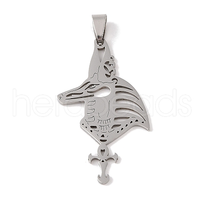 Non-Tarnish 201 Stainless Steel Pendants STAS-A094-06P-1