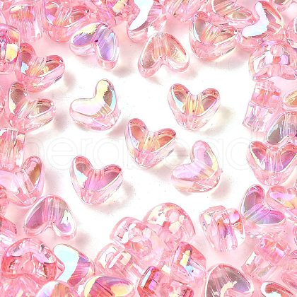 UV Plating Transparent Acrylic Beads MACR-F083-11D-1