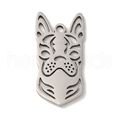 Non-Tarnish 201 Stainless Steel Pendants STAS-E217-21P-03-1