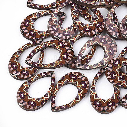 Printed Basswood Pendants X-WOOD-S045-001D-1