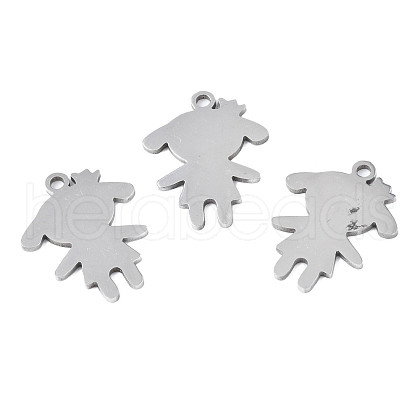 Non-Tarnish 201 Stainless Steel Pendants STAS-T044-271P-1