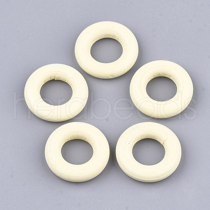 Painted Wooden Linking Rings WOOD-Q040-003B-08-1