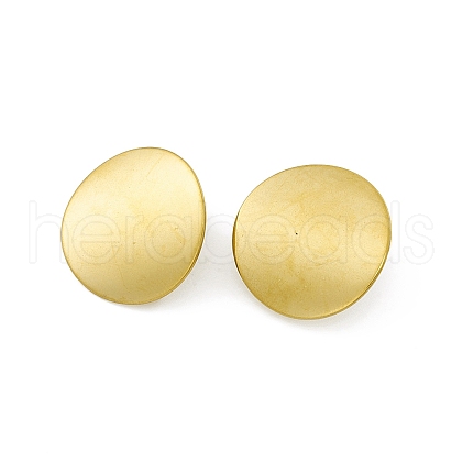 304 Stainless Steel Stud Earrings Finding STAS-C061-17G-1