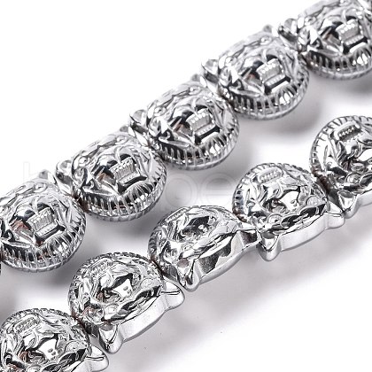 Electroplated Synthetic Non-magnetic Hematite Beads Strands G-Q174-04B-1