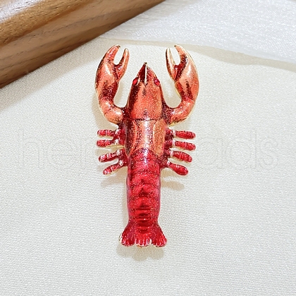 Lobster Enamel Pins JEWB-R067-01G-1