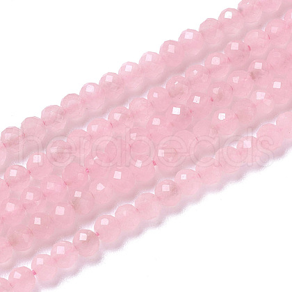 Natural Green Jade Beads Strands G-F596-45B-1