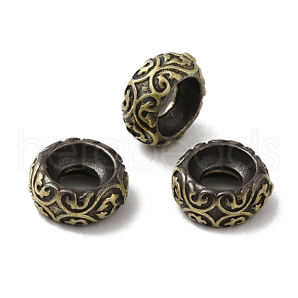 Tibetan Style Rack Plating Brass Linking Ring KK-Q805-40AB-1