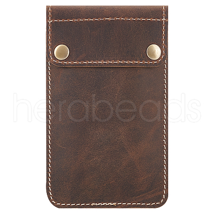Portable Leather Single Watch Pouch Storage Bags ABAG-WH0032-45-1