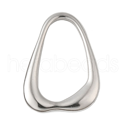 304 Stainless Steel Pendants STAS-V012-02P-1
