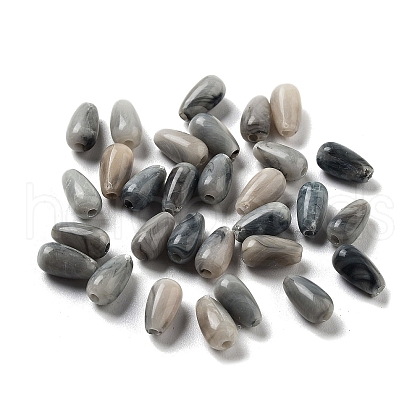 Opaque Acrylic Beads OACR-Q196-10C-1