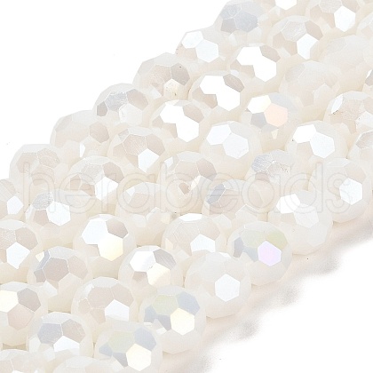 Imitation Jade Glass Beads Stands EGLA-A035-J10mm-B05-1