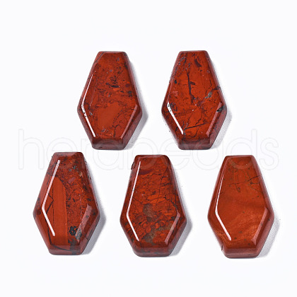Natural Red Jasper Cabochons G-N336-001A-1