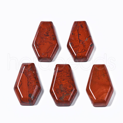 Natural Red Jasper Cabochons G-N336-001A-1