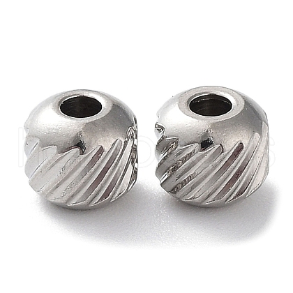 201 Stainless Steel Spacer Beads STAS-K259-14B-P-1