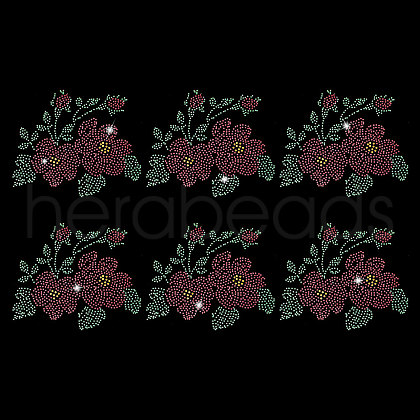 Glass Hotfix Rhinestone FIND-WH0420-94B-1