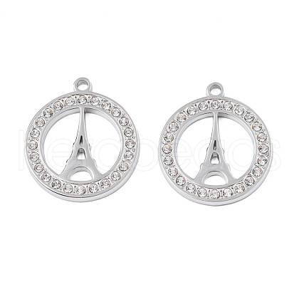 304 Stainless Steel Pendants STAS-N095-154-1
