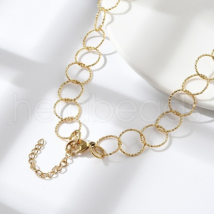 Ion Plating(IP) 304 Stainless Steel Necklaces STAS-D084-26G-1