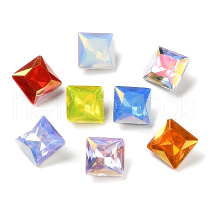 K9 GLass Rhinestone Cabochons EGLA-F161-11-1
