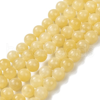 Natural Topaz Jade Beads Strands G-P454-01C-01-1