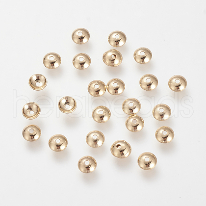 Brass Bead Caps KK-T014-122G-1