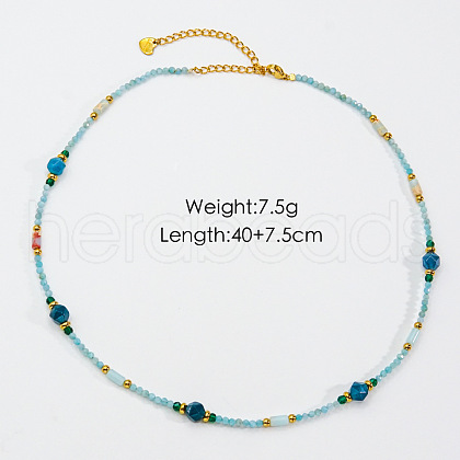 Elegant Handmade Stainless Steel Necklaces QC1219-3-1