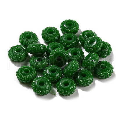 Resin Rhinestone Beads RESI-T020-22A-19-1