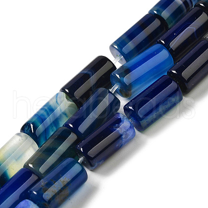 Natural Agate Beads Strands G-H295-E01-13-1