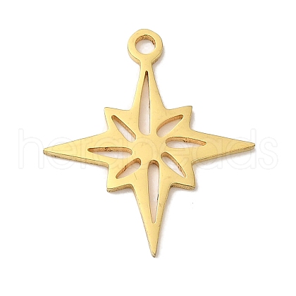 PVD Vacuum Plating 201 Stainless Steel Pendants STAS-E217-24P-1