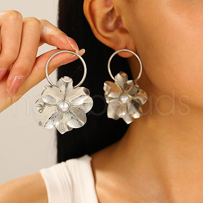 Alloy Dangle Stud Earrings WGBCB82-06-1