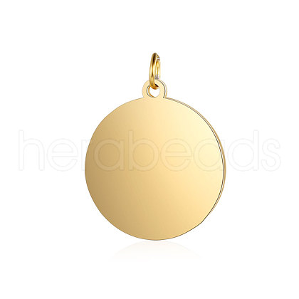 Ion Plating(IP) 304 Stainless Steel Pendants STAS-I311-33G-G-1