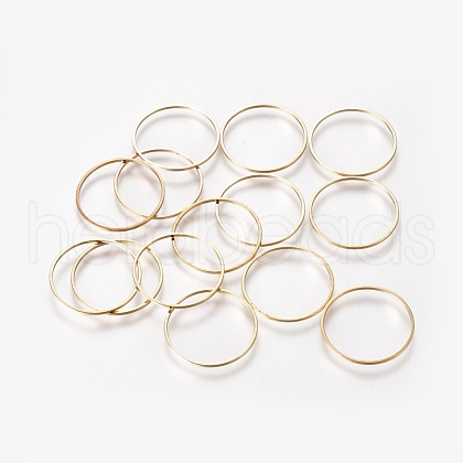 Brass Linking Rings X-EC18722MM-G-1