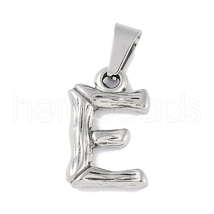 Non-Tarnish 304 Stainless Steel Pendants STAS-F235-01P-E-1