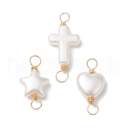 3Pcs 3 Styles Acrylic Connector Charms PALLOY-JF02732-01-1