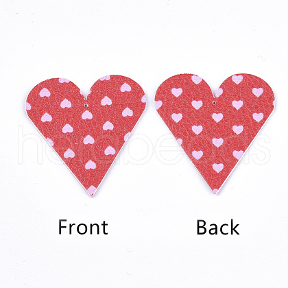 PU Leather Big Pendants FIND-S299-46C-1