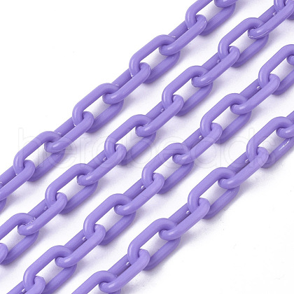 Opaque Acrylic Cable Chains SACR-N010-002E-1