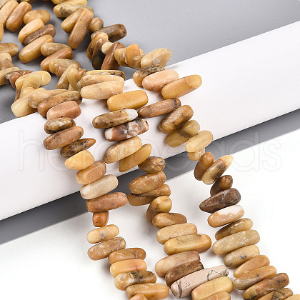 Natural Yellow Opal Beads Strands G-T140-61-1