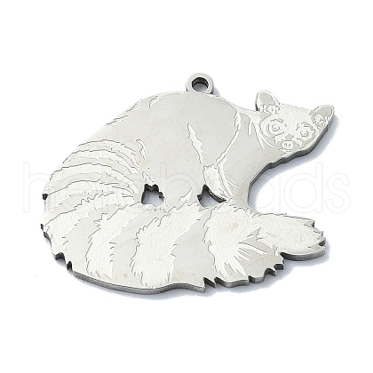 Non-Tarnish 201 Stainless Steel Pendants STAS-R118-14P-1