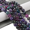 Natural Dragon Veins Agate Bead Strands G-NH0013-B01-02-1