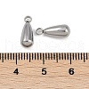 304 Stainless Steel Pendants STAS-K252-03P-3
