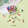 Baking Painted Crackle Glass Pendants HJEW-TA0001-03P-6