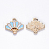 Chinese Style Alloy Enamel Pendants ENAM-N054-026A-2