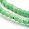 Synthetic Turquoise Beads Strands TURQ-G106-4mm-02-4