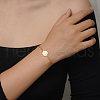 Simple Lemon Stainless Steel Link Bracelets HX9461-2-2