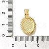 Rack Plating Brass with Cubic Zirconia Pendants KK-Z086-33G-07-3