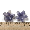 Two-tone Opaque Acrylic Bead Caps OACR-G034-05C-3