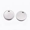 Tarnish Resistant 201 Stainless Steel Pendants STAS-K146-051-10mm-1