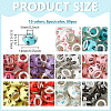 Large Hole Dog Paw Prints Pattern Acrylic European Beads OPDL-NB0001-07-2