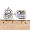 Alloy Enamel Pendants PALLOY-P311-01F-P-3