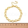 Brass Oval Link Chain Bracelets for Women Men X-BJEW-K273-06G-5